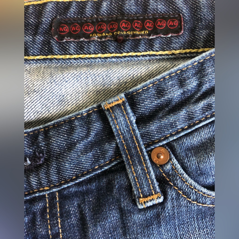 Ag Adriano Goldschmied Dark Blue Flare Jeans